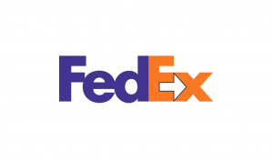 Fed Ex negative space financial logo design trend example