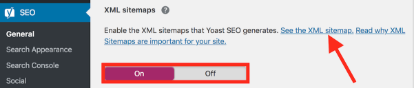 Yoast in Google Search Console for financial marketing