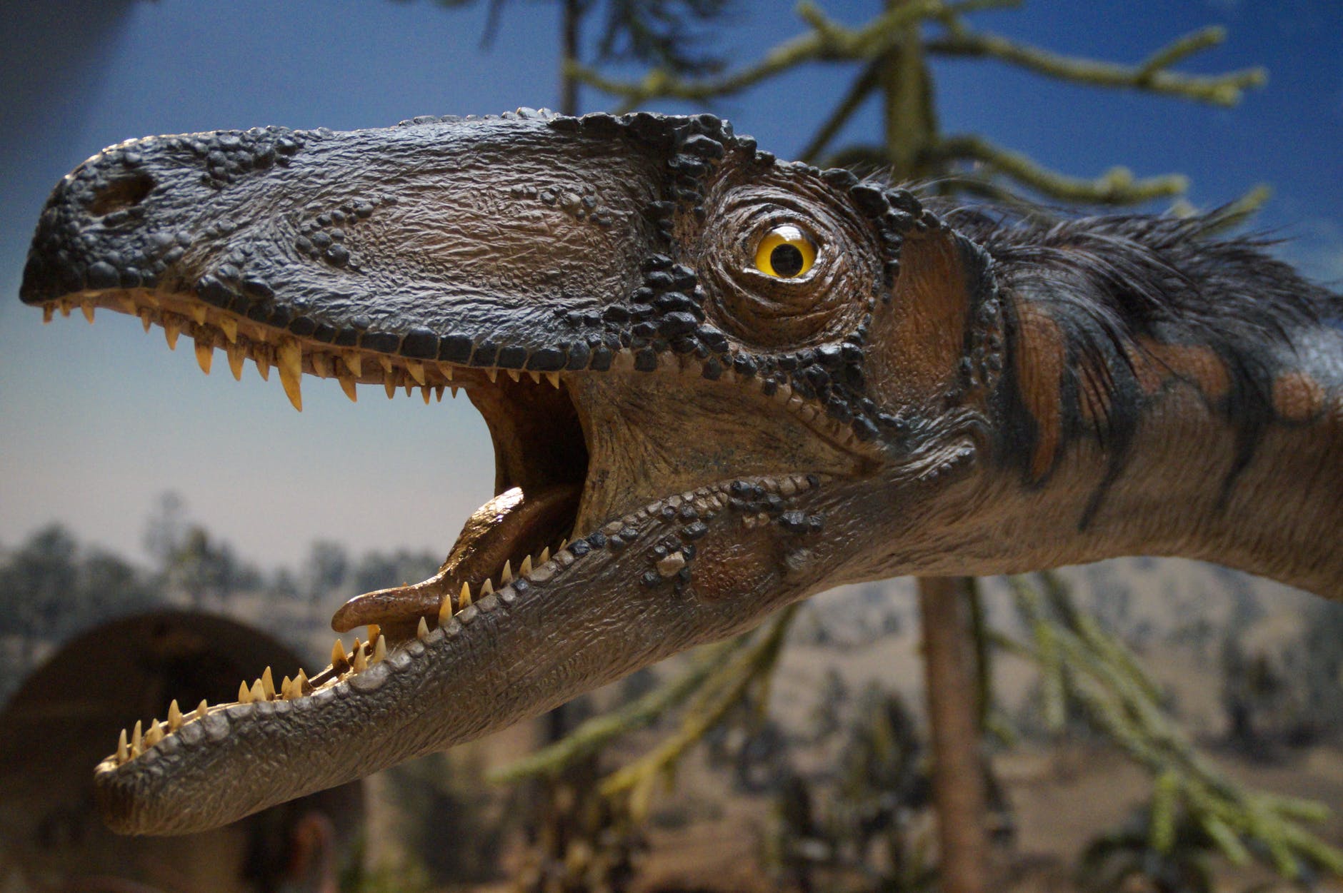 Picture of a dinosaur, illustrating outdated SEO tactics used by financial websites